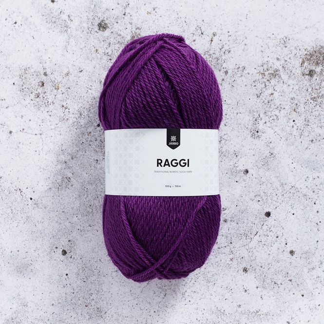 Hovedbilde Raggi Lilla sokkegarn fra Järbo