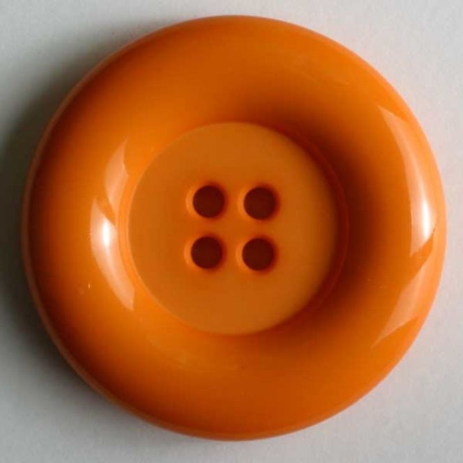 Hovedbilde Kåpeknapp Cirkus oransje 34 mm opphøyet kant
