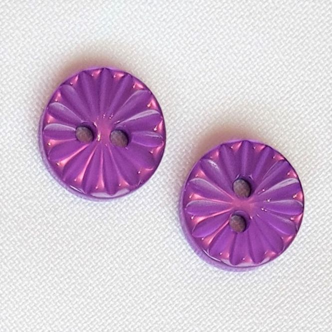 Hovedbilde Bluseknapp margeritt rosalilla 13 mm