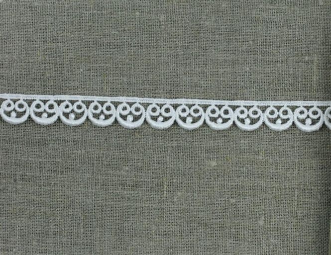Hovedbilde Gepyrblonde 15 mm Smiley hvit
