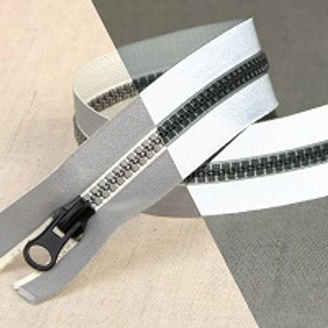 Hovedbilde Refleksglidelås 6 mm nylon IKKE-delbar glidelås