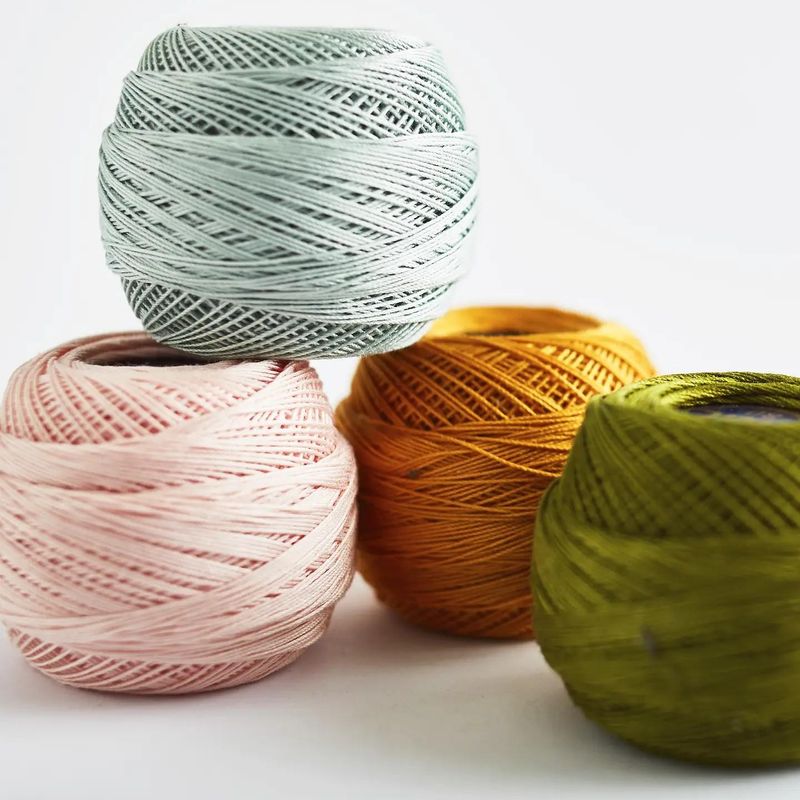 Hekle-/brodergarn Nr.  80 DMC fil A dentelle