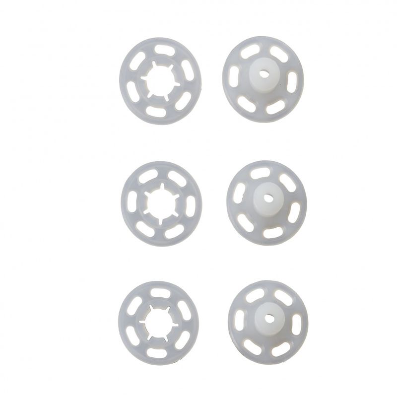 Trykknapper 10 mm transparent