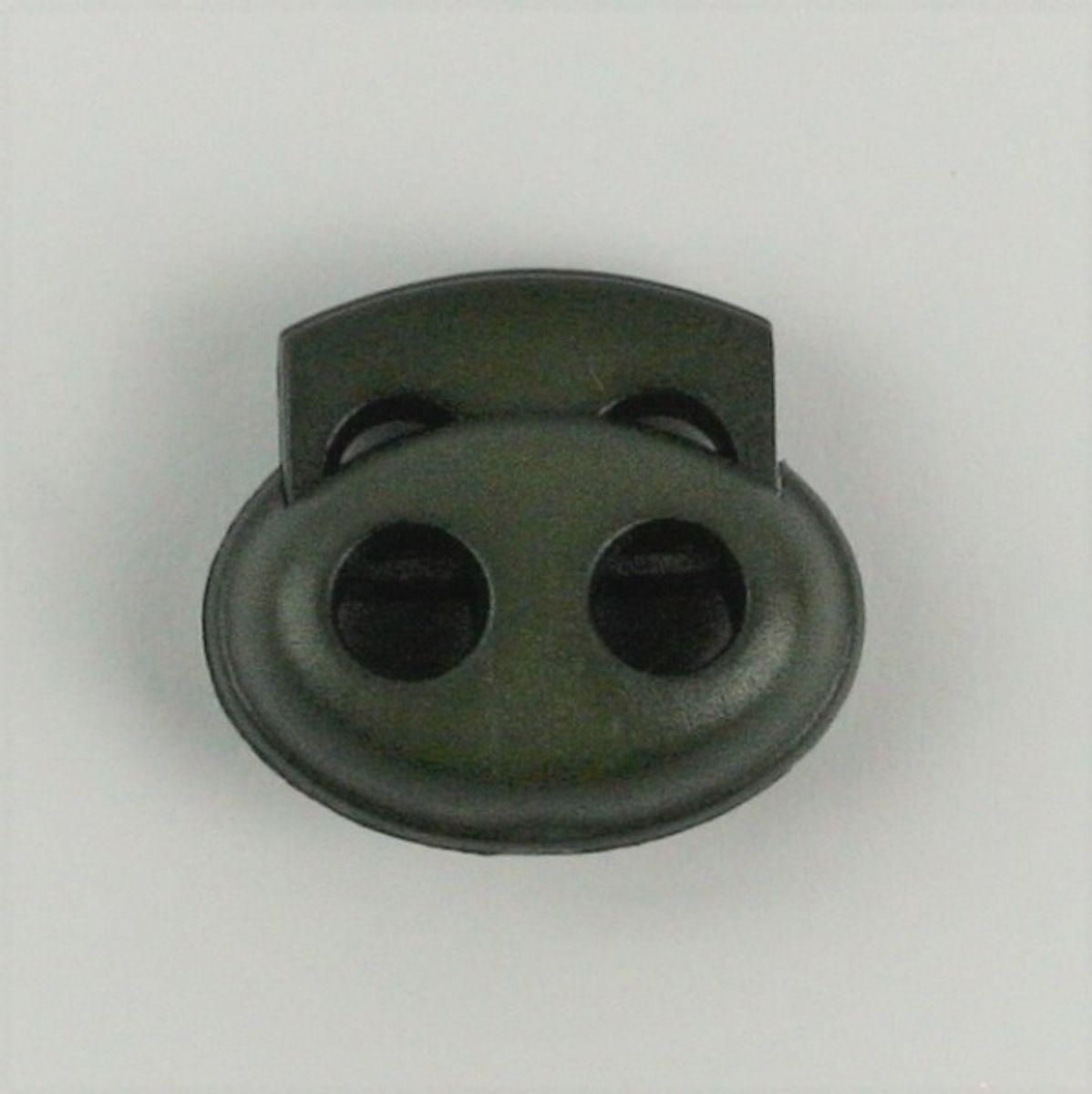 Snorstopper oval 23 mm grågrønn