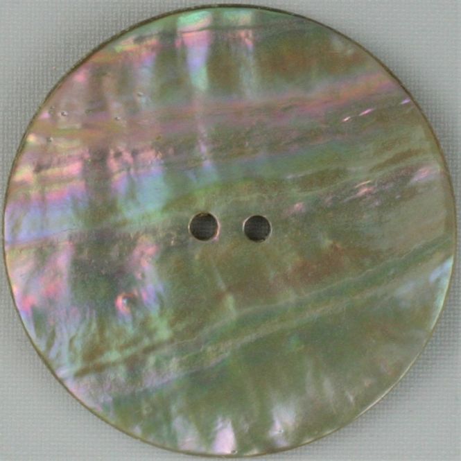 Hovedbilde Perlemorsknapp XL 44 mm Kåpeknapp