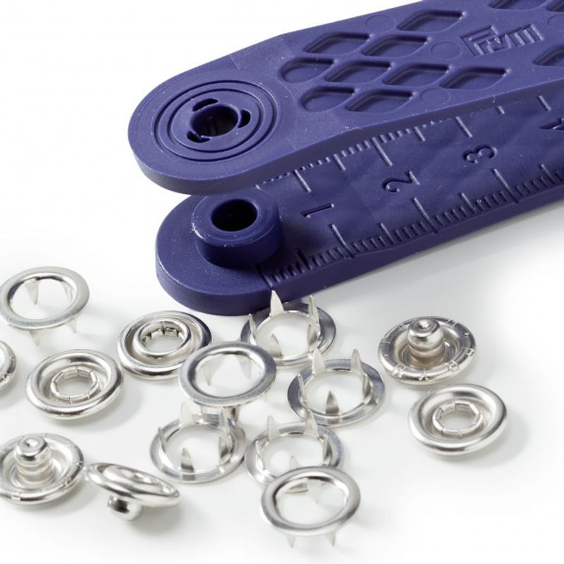 Trykknapp Jersey åpen 10mm