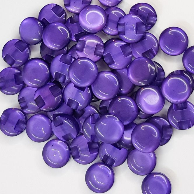 Hovedbilde Bluseknapp skimrende lilla 12 mm