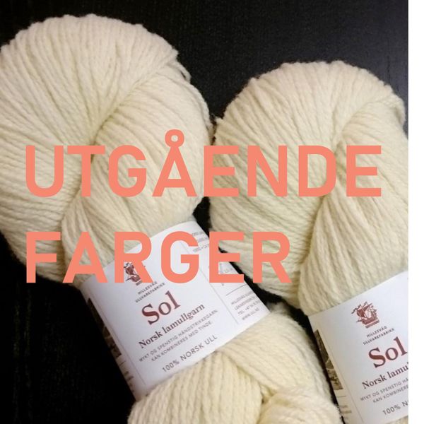 Hovedbilde Sol - Norsk lamullsgarn 100 g - UTGÅENDE FARGER