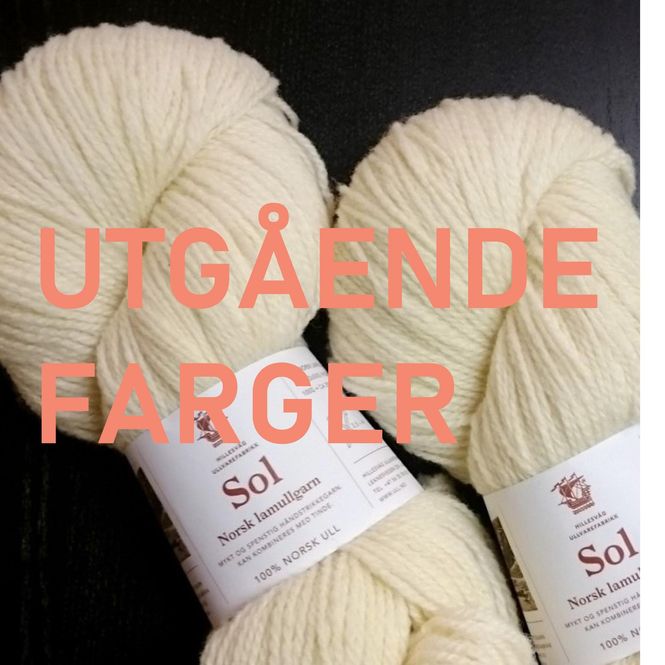 Hovedbilde Sol - Norsk lamullsgarn 100 g - UTGÅENDE FARGER