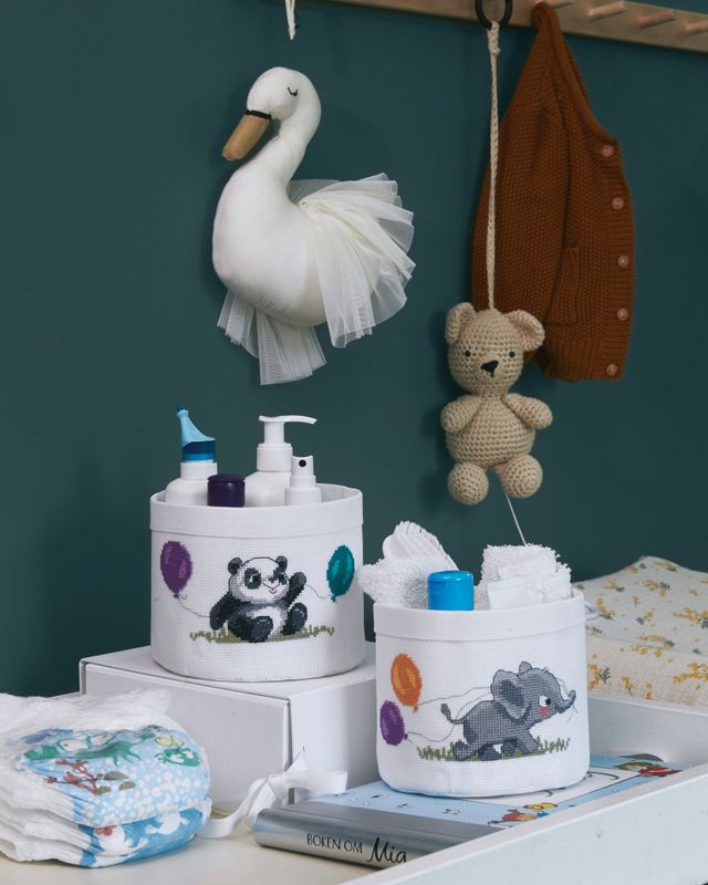 Kurv elefant 17Ø x 12 cm