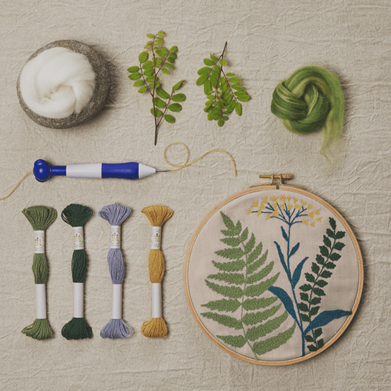 DMC ECO Vita 360 økologisk ull broderigarn