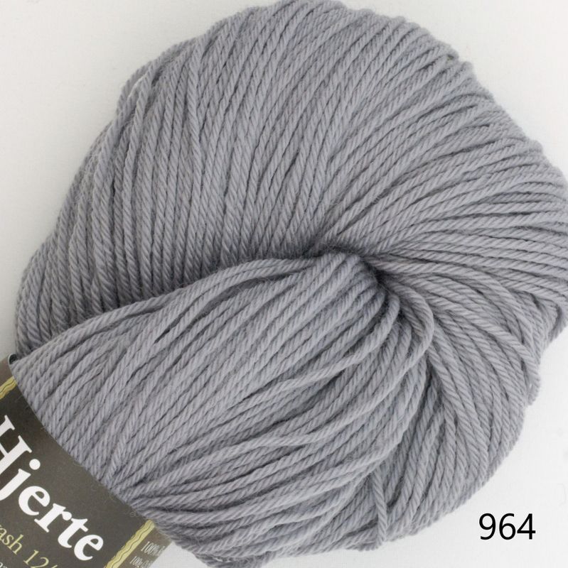 Hjerte  - Superwash 12/4 - alle farger Hillesvåg Fabrikker