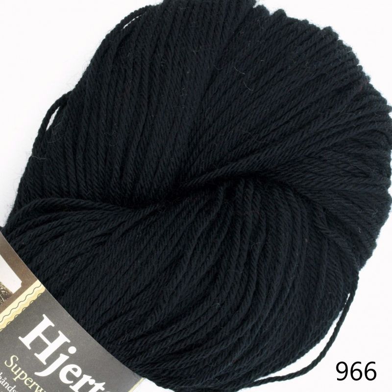 Hjerte  - Superwash 12/4 - alle farger Hillesvåg Fabrikker