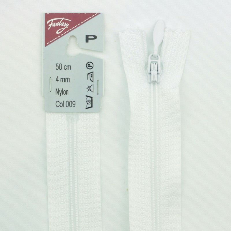 Glidelås 4 mm nylon ikke-delbar spiralglidelås