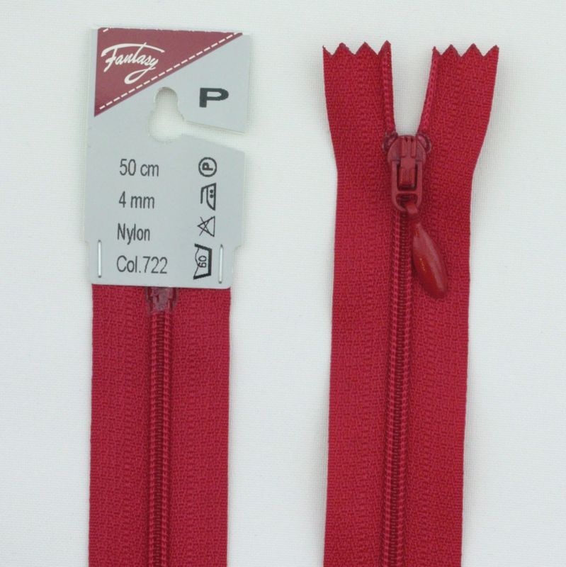 Glidelås 4 mm nylon ikke-delbar spiralglidelås