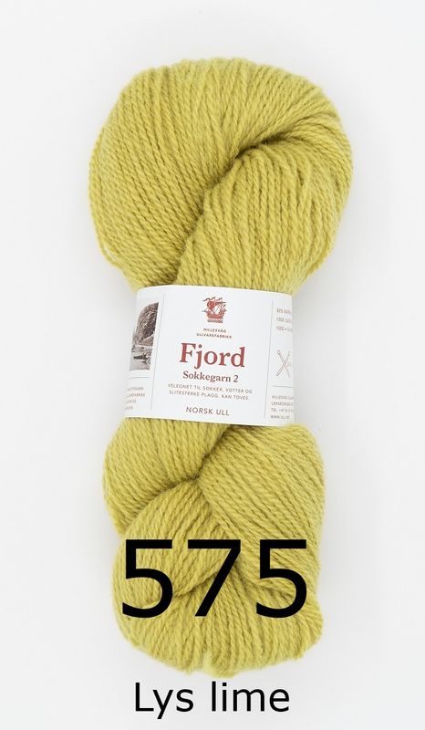 Fjord Sokkegarn 2 - alle farger