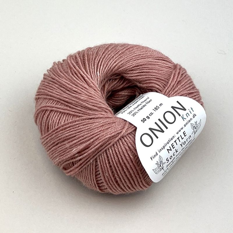 Onion Nettle sokkegarn med neslefiber 50 g