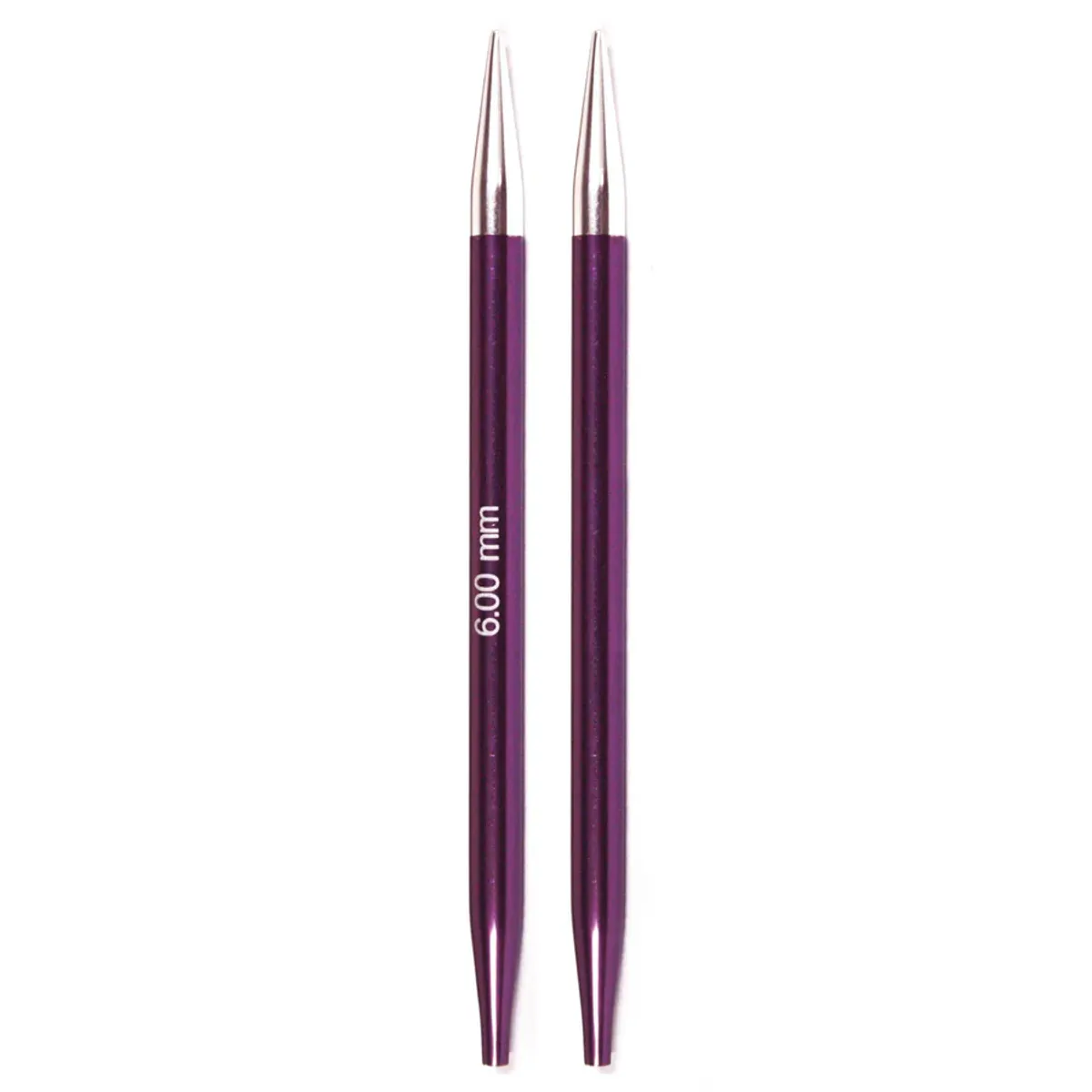 KnitPro Zing utskiftbare pinner - lange 13 cm 