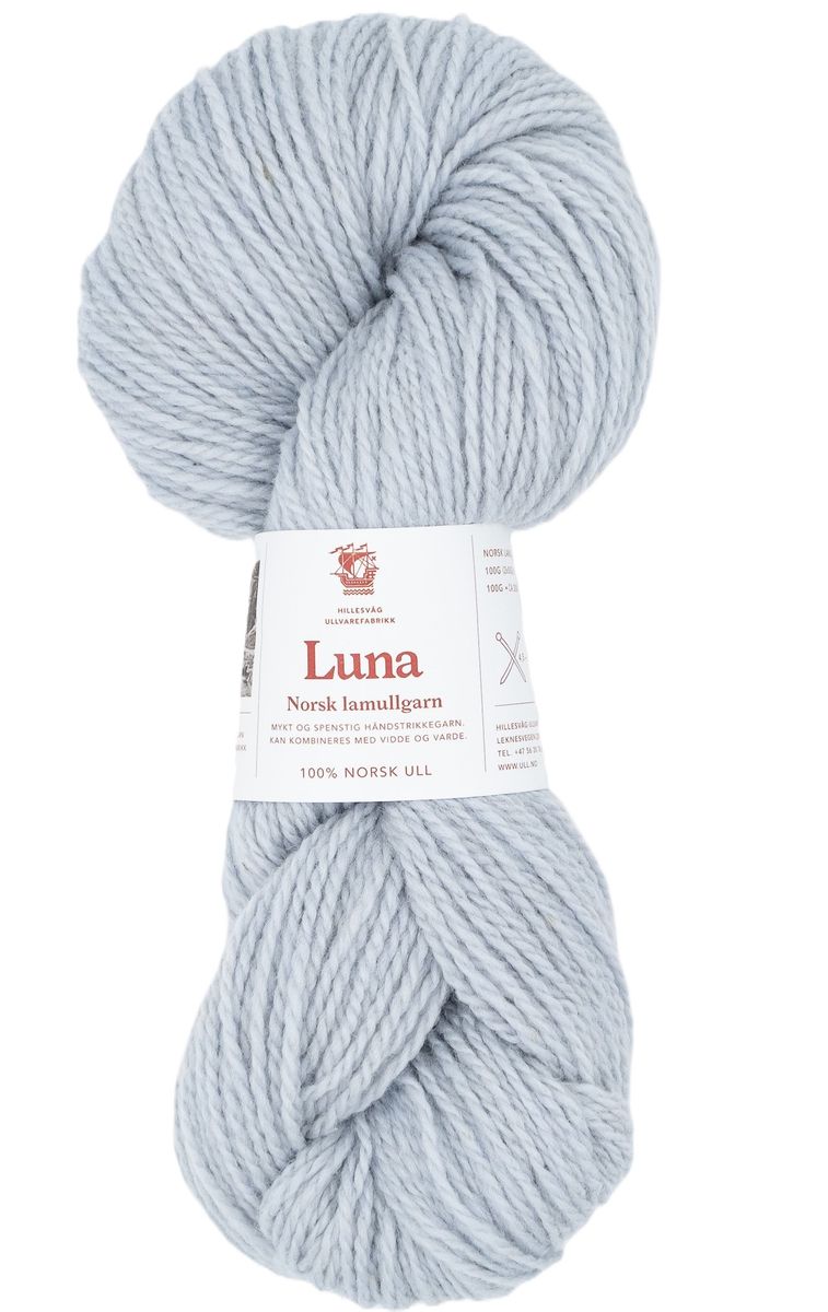 Luna - Norsk lamullsgarn 100 g Hillesvåg Fabrikker