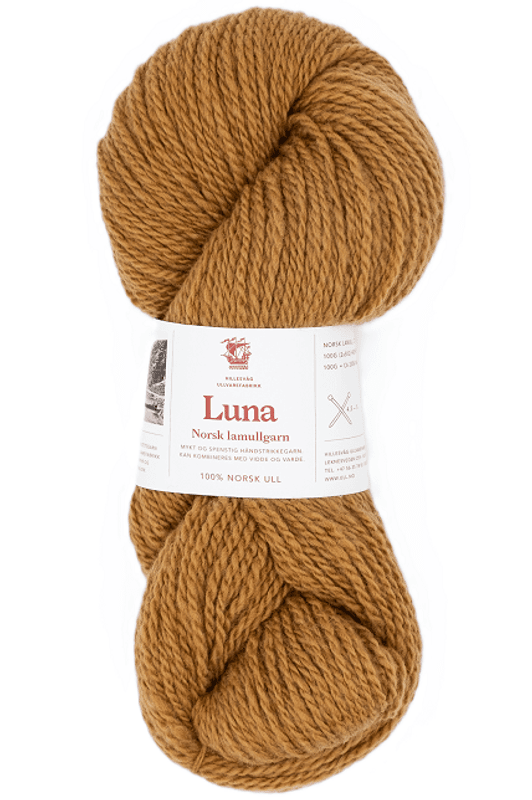 Luna - Norsk lamullsgarn 100 g Hillesvåg Fabrikker