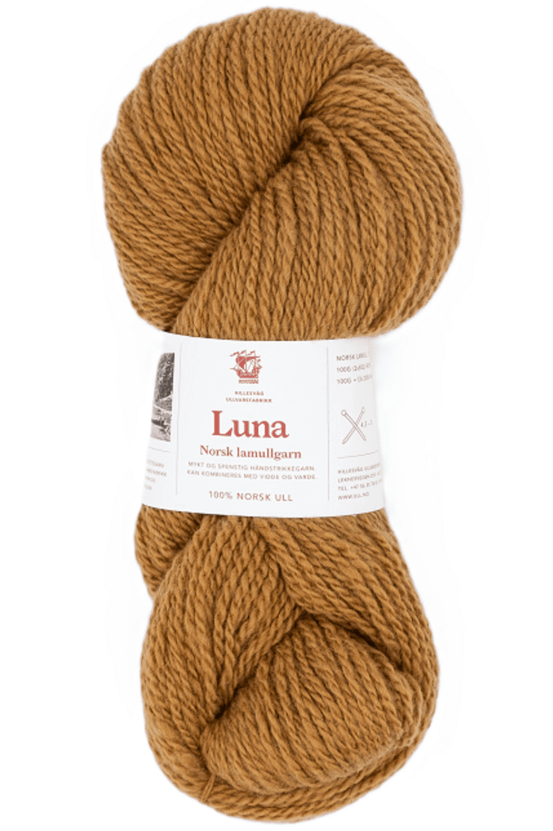 Luna - Norsk lamullsgarn 100 g Hillesvåg Fabrikker