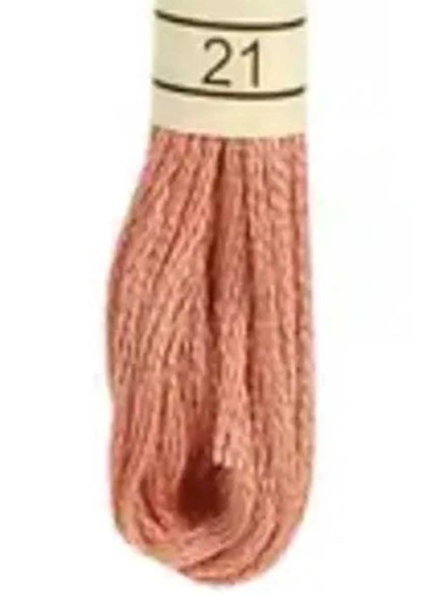 DMC Mouline No. 117 ensfarget brodergarn bomull
