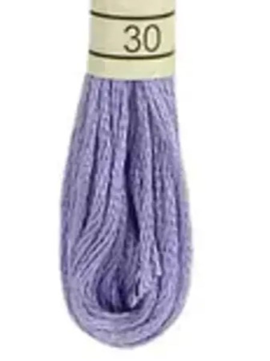 DMC Mouline No. 117 ensfarget brodergarn bomull