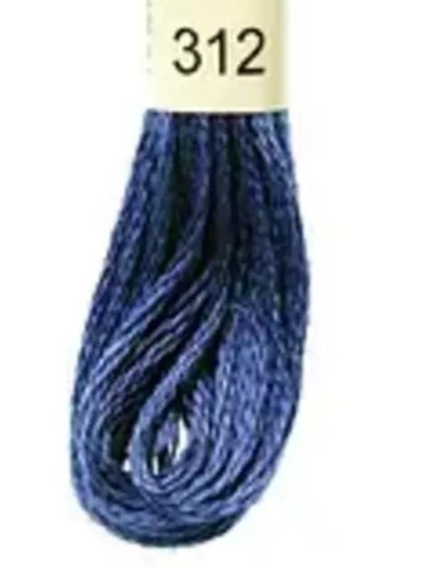 DMC Mouline No. 117 ensfarget brodergarn bomull