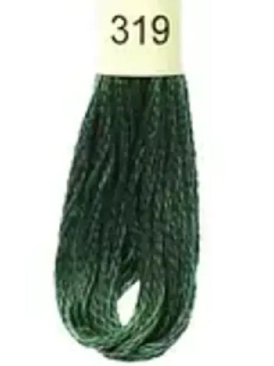 DMC Mouline No. 117 ensfarget brodergarn bomull