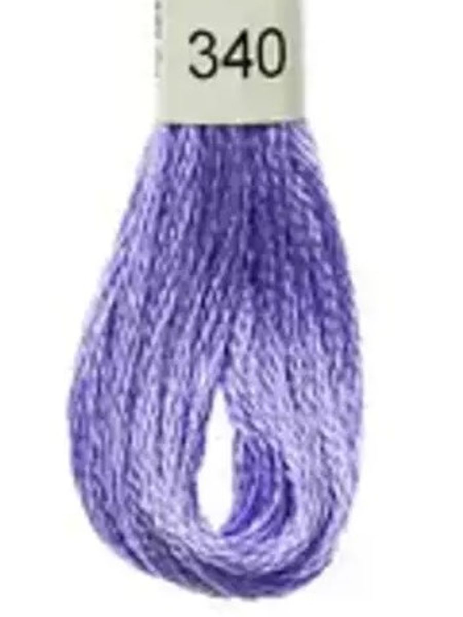 DMC Mouline No. 117 ensfarget brodergarn bomull