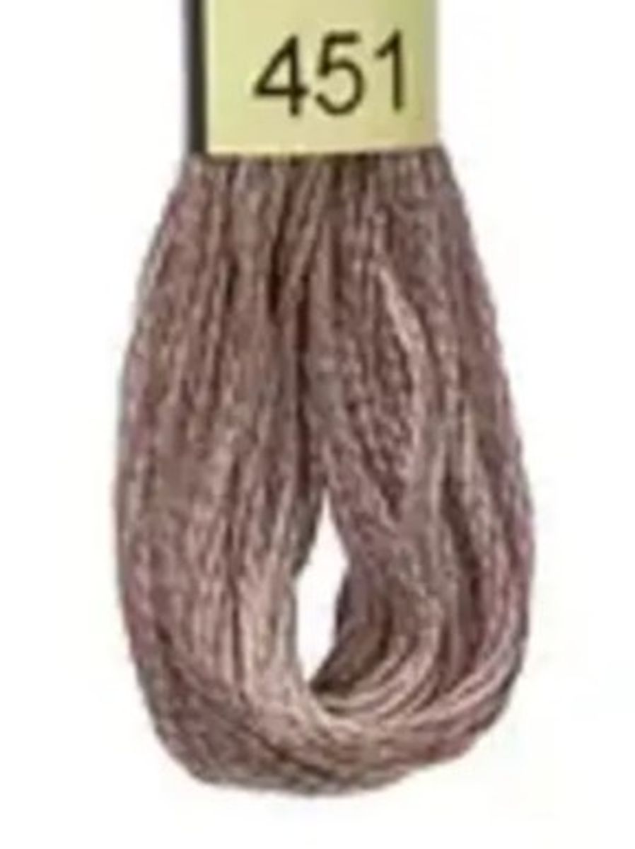 DMC Mouline No. 117 ensfarget brodergarn bomull