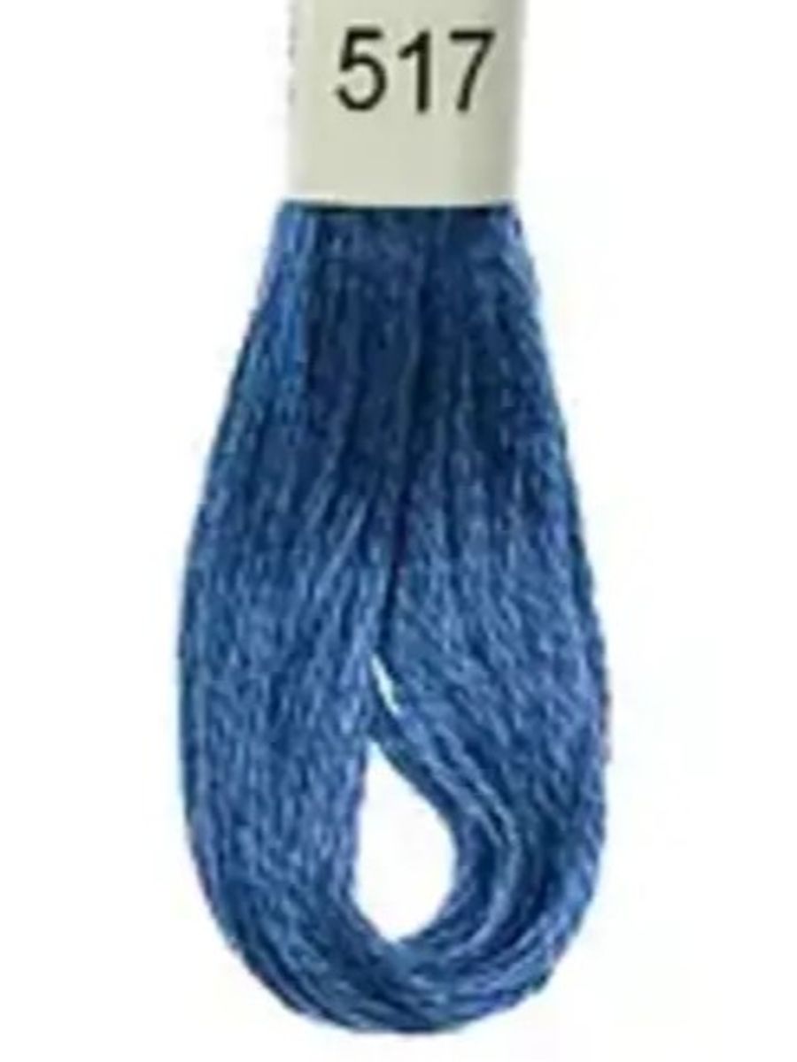 DMC Mouline No. 117 ensfarget brodergarn bomull