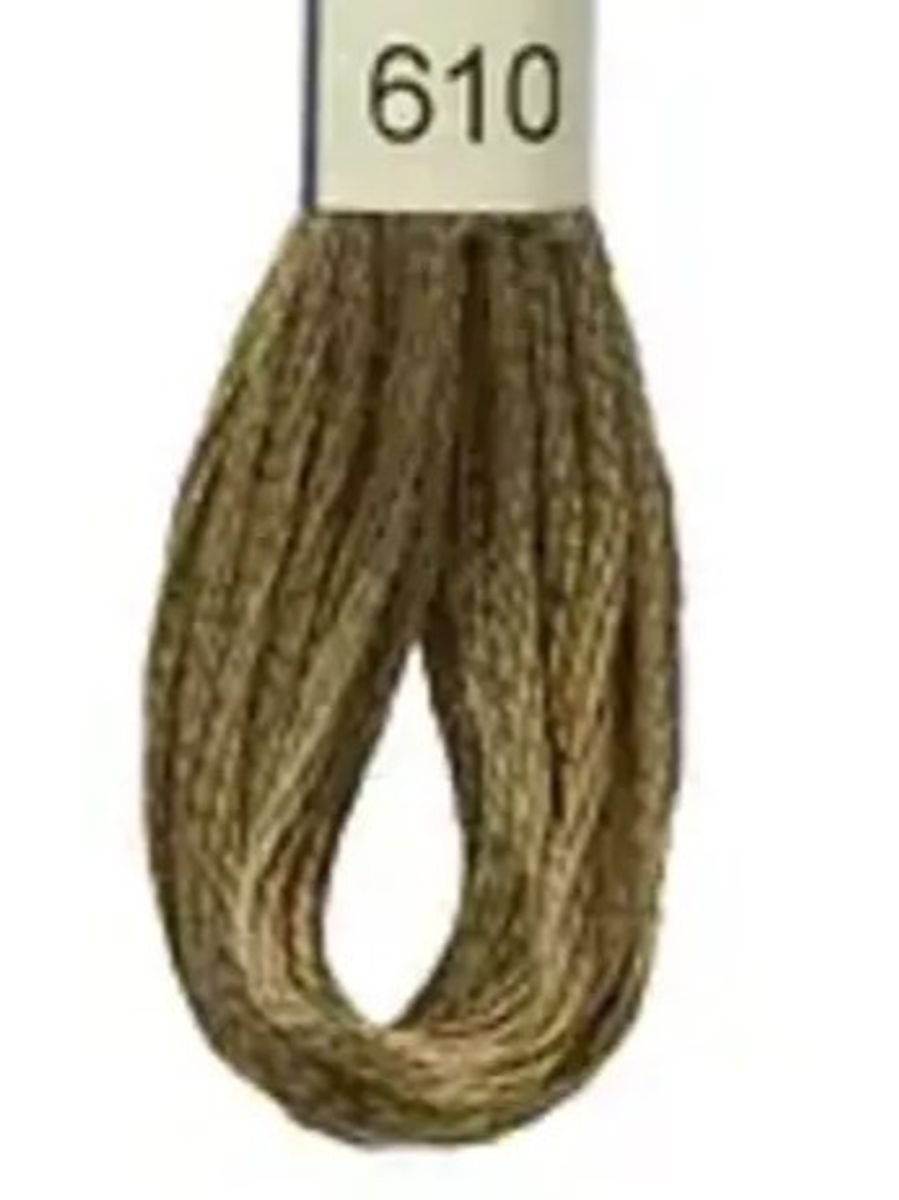 DMC Mouline No. 117 ensfarget brodergarn bomull