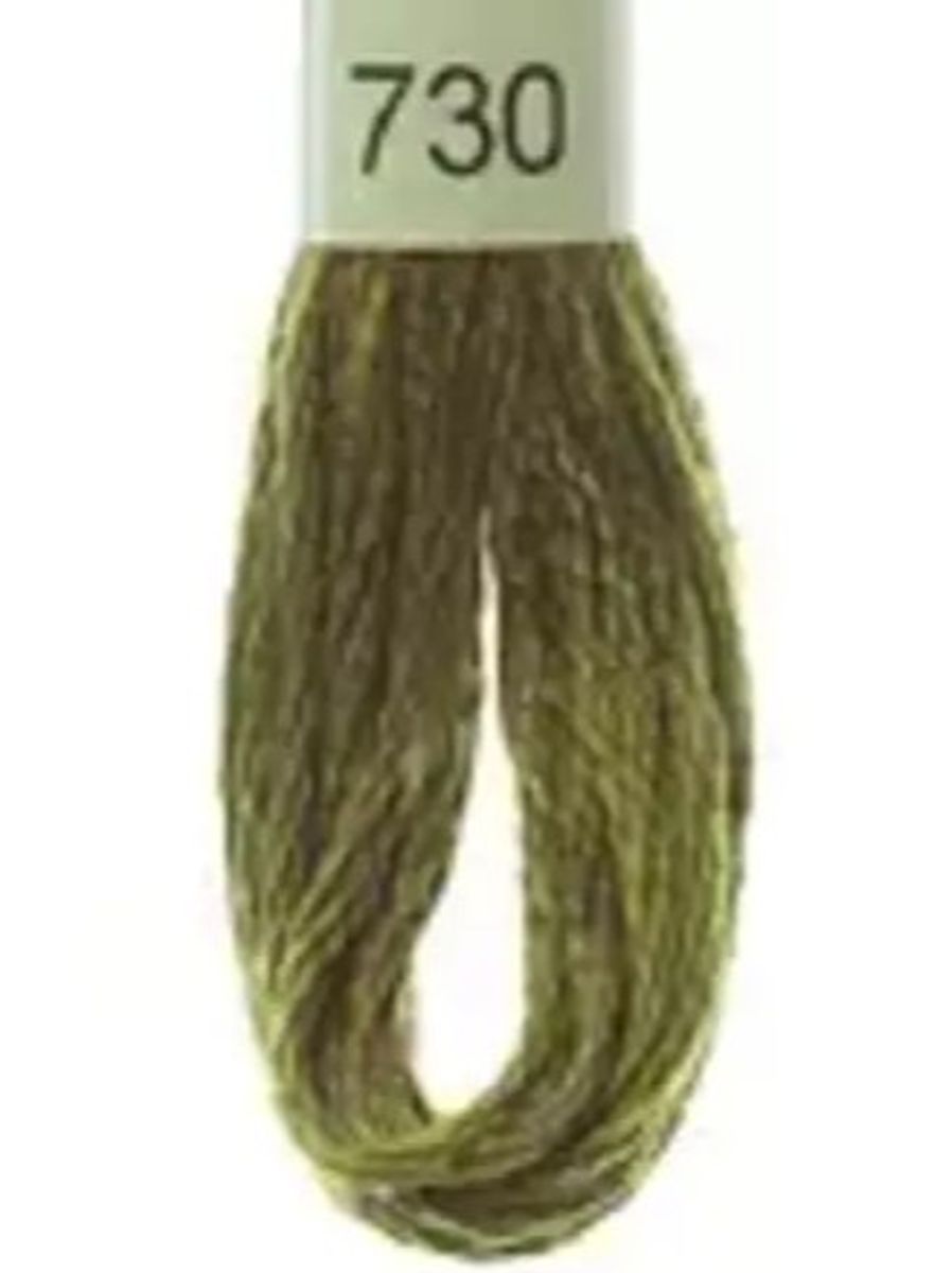 DMC Mouline No. 117 ensfarget brodergarn bomull