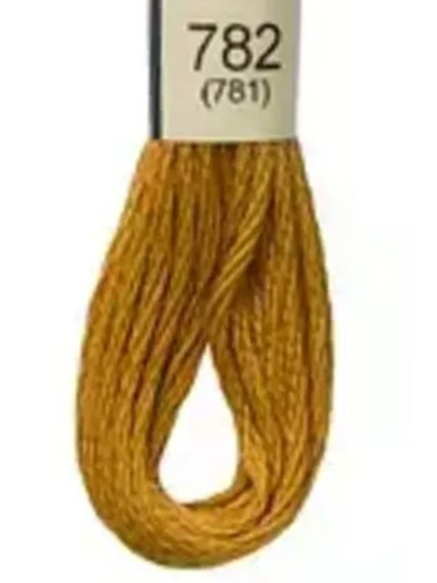 DMC Mouline No. 117 ensfarget brodergarn bomull