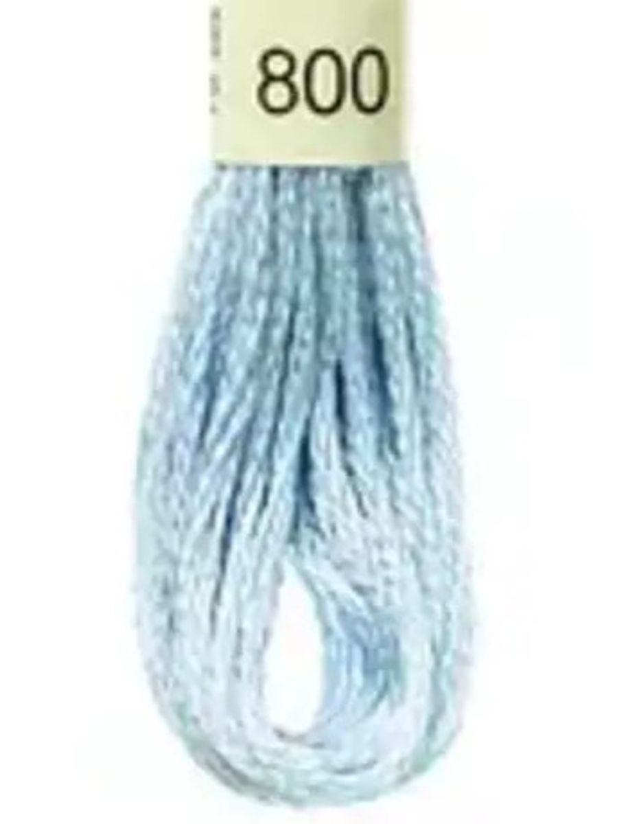 DMC Mouline No. 117 ensfarget brodergarn bomull
