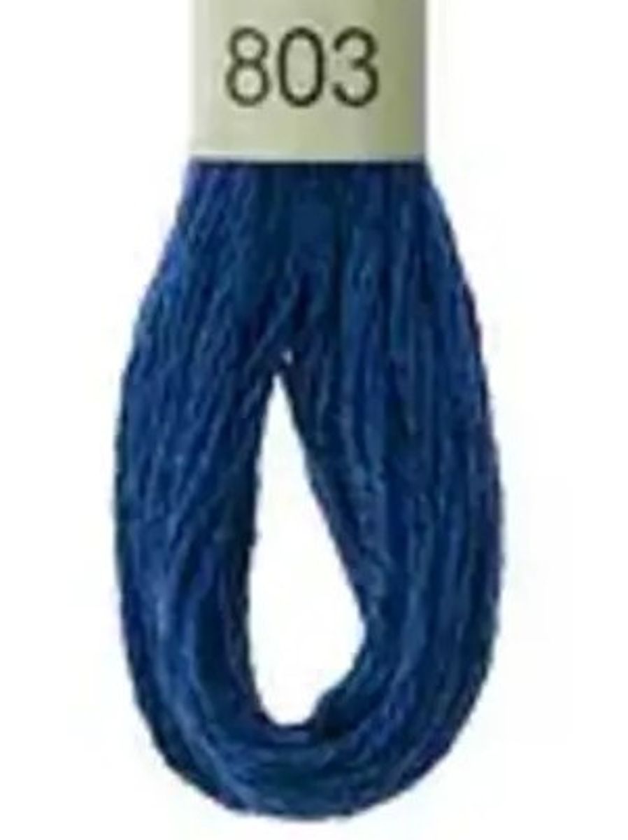 DMC Mouline No. 117 ensfarget brodergarn bomull