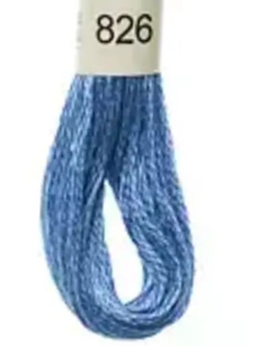 DMC Mouline No. 117 ensfarget brodergarn bomull