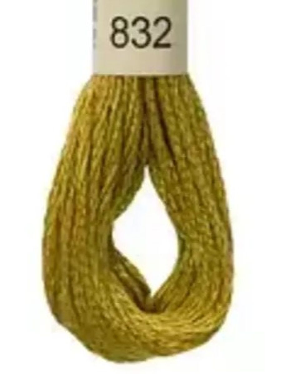 DMC Mouline No. 117 ensfarget brodergarn bomull