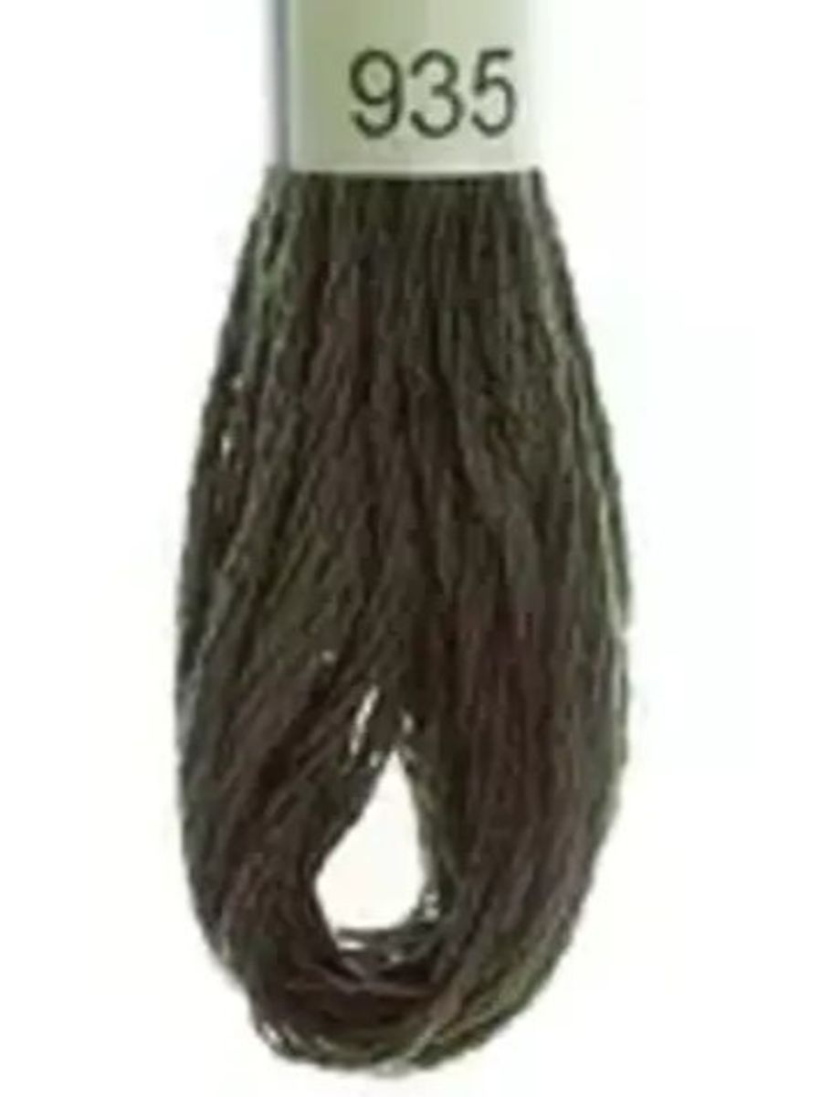 DMC Mouline No. 117 ensfarget brodergarn bomull