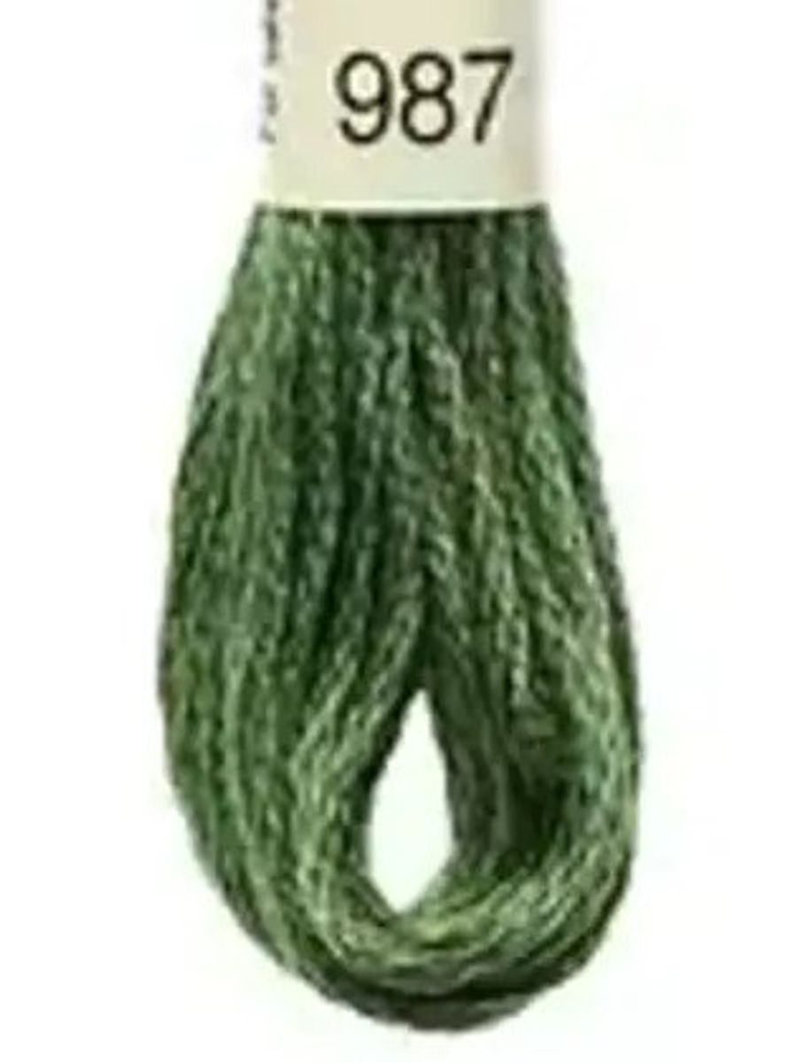 DMC Mouline No. 117 ensfarget brodergarn bomull