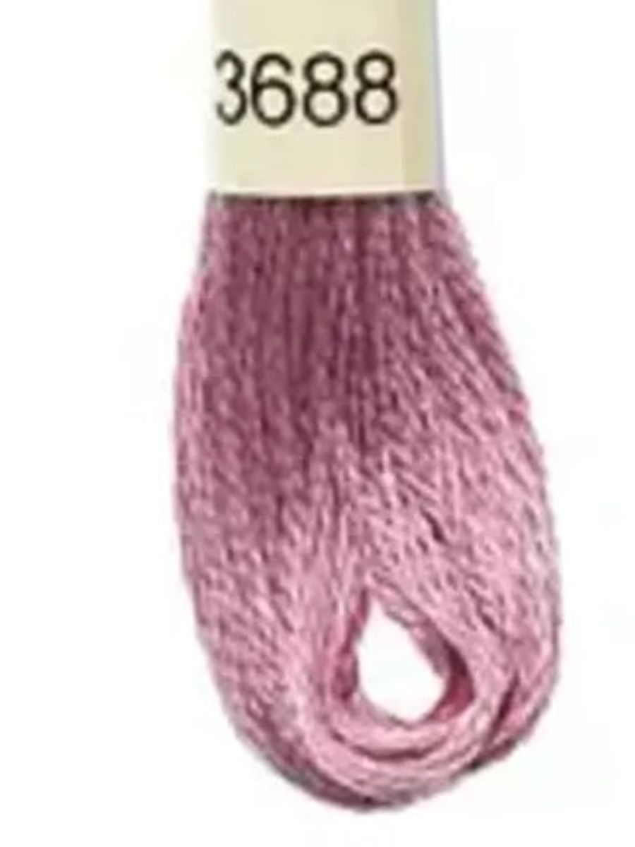 DMC Mouline No. 117 ensfarget brodergarn bomull