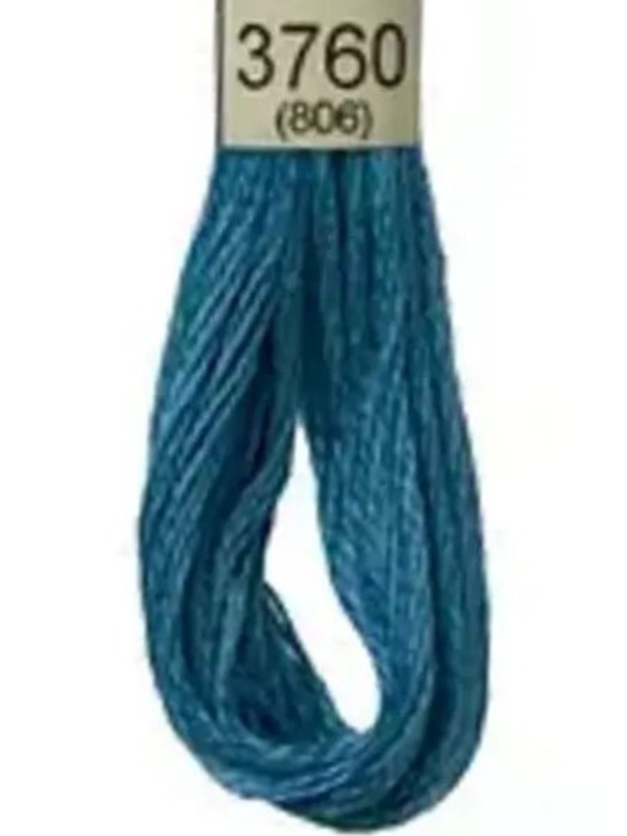 DMC Mouline No. 117 ensfarget brodergarn bomull