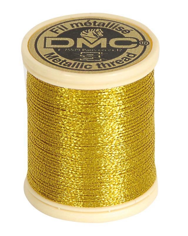 DMC Metallisk broderitråd - gull og sølv