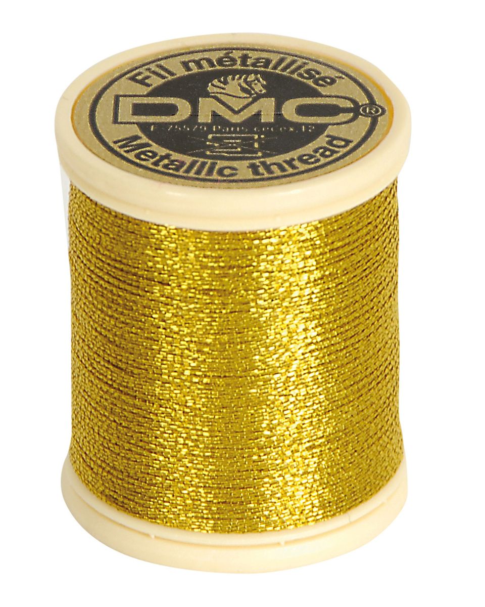 DMC Metallisk broderitråd - gull og sølv