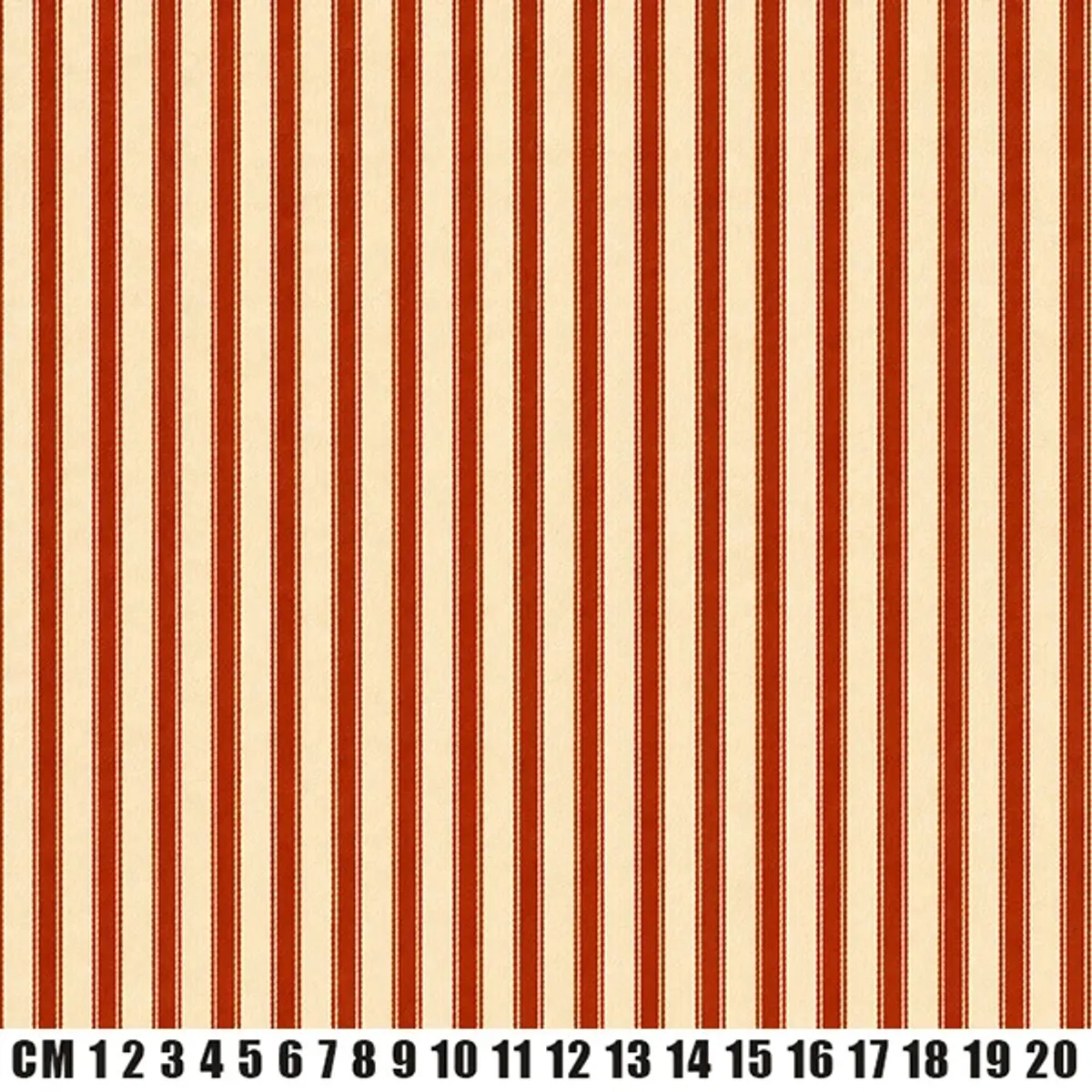 Ticking madrasscanvas stripet terracotta